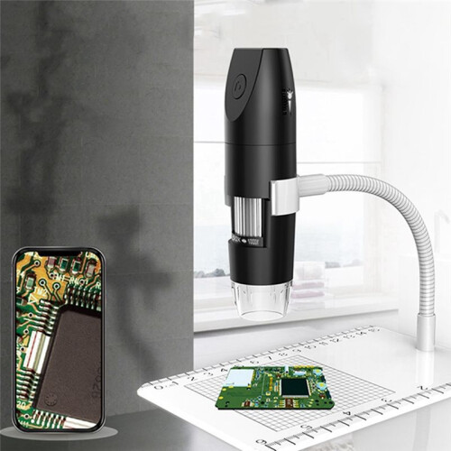 Wireless Digital Microscope 50X-1000X Magnification Portable Handheld USB WiFi Coin Microscopes for Android IOS PC 2