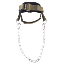 Gewichtheffen Hoofd Nek Banden, Nylon Kap met Ketting, Verhoogt Nek Kern Kracht, Nek Harnas, Nek Trainer voor Thuis