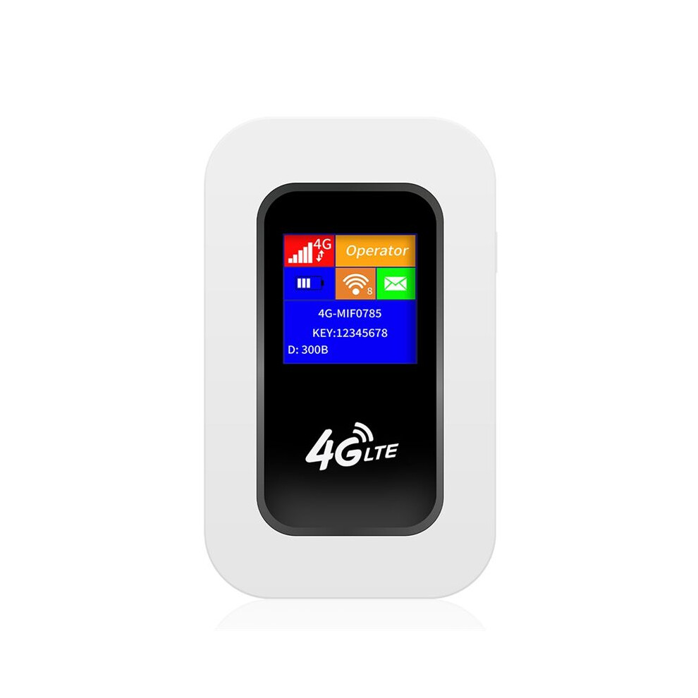 4G Mobile Hotspot Router Pocket Mifi 150Mbps Wifi Router 4G Lte Router Wifi Modem Car Mobile Broadband With Color Screen 6033207923814