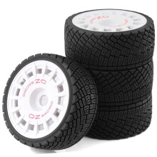 4 Stuks 100mm 1/7 1/8 RC Rally Off-Road Buggy Banden Wiel 17mm Hex voor ARRMA voor /Redcat/Losi/ HPI/HSP RC Auto,A