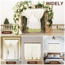 Makramee Boho Wandteppich, Groß, Handgewebt, Schlafzimmer Wanddeko, Balkondeko, Wanddeko