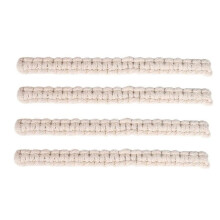 Nordic Wind Vorhangbandage, Handgewebt, Sich Ständig Verändernde Baumwollseil-Vorhangbinder, Gewebte Vorhangkabelbinder, Dick, Cremeweiß
