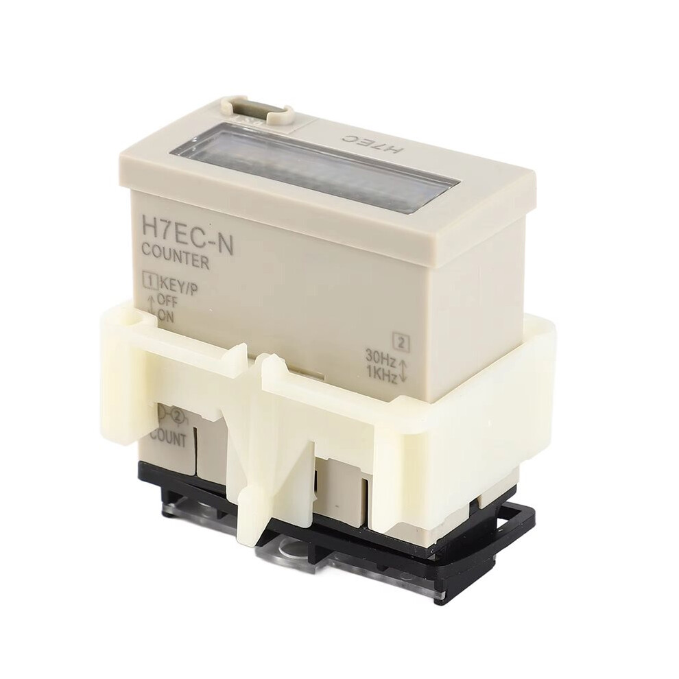 New H7ec N Without Input Voltage Digital Electrical Counter Totalizer With 8-Gigit Lcd Display 4714089254273