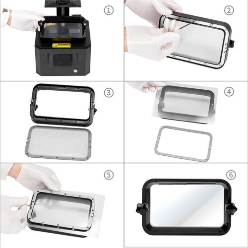 2pcs Release Film for  M3 Max 3D Printers Transparent Light-Curing Resin Separator Sheet 2