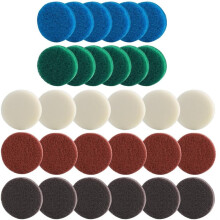 Attachment for Universal Brush Pack of 30, Battery Cleaning Brush Pad with 5 Models for Home/Garden 6033 Cleaning
