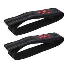 1Pair Wrist Wraps Anti-Slip Fitness Wrist Support Gym Strength Training Deadlifts Straps Pull Weightlifting Hand Band