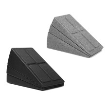 Squat Wedge Block Adjustable Non-Slip Squat Ramp Wedge Calf Stretcher Slant Board Strength for Squat and Deadlift Black