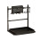 2-Tier Black Cup Holder for Cup Storage and Draining Kitchen Supplies Rack 1