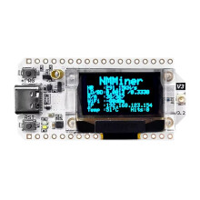NerdMiner Solo Lottery Miner 290KH/S LoRa 32 V3 USB de Alto Rendimiento Gana BTC con Bajo Consumo de Energía Conexión WiFi BLE
