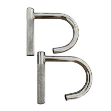 Metal Resistance Bands Handles Knurled Chin Handle Professional Workout Band Grips Gym Handle for Pull