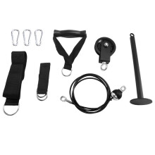 DIY Fitness Pulley Cable Set Blaster Trainer Arm Biceps Triceps Strength Trainning Attachment Gym Workout Equipment