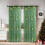 2 Peças de Cortinas Festivas de Natal com Estampa de Flocos de Neve para Janela de Sala de Estar 52 Polegadas de Largura X 83,9 Polegadas de 2