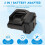 2 in 1 Battery Adapter Convert for  18V Battery Work for  18V Cordless Power Tool At the Same 2