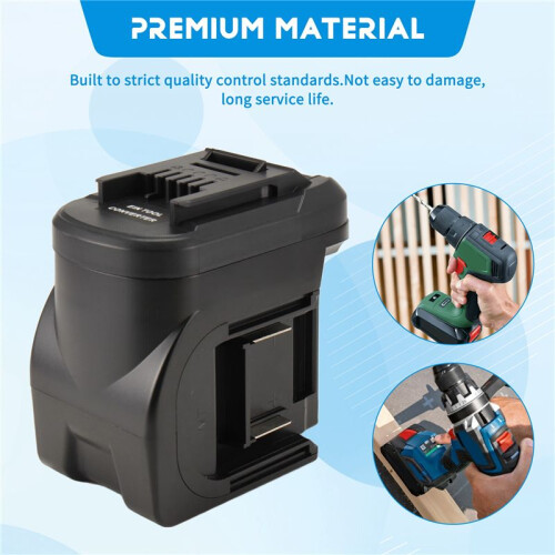 2 in 1 Battery Adapter Convert for  18V Battery Work for  18V Cordless Power Tool At the Same 2