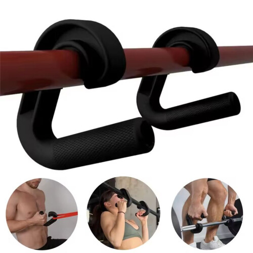 Grip Handle Hook Fitness Handle Non Slip Pull Down Handle Multi-Function Exercises Band Handle for Barbell Pull- 1