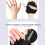 Hand Support Protector Metal Splint Bracket for Finger Deviation and Drift, Finger Support, Half- Glove 10