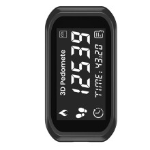 3D Pedometer Step Counter with LCD Display for Walking, Running Fitness Accurate Step & Calorie Tracker