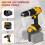 2 in 1 Battery Adapter Convert for  18V M18 Battery(2) Work for  20V Cordless Power Tool At the Same 3
