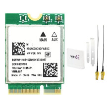 RTL8922AE WiFi7-Kaart + WiFi 6E-Antenne 2.4G/5G/6G 6338 Mbps Bluetooth5.4 M.2 NGFF Draadloze WiFi-Adapterkaart voor Win10/11