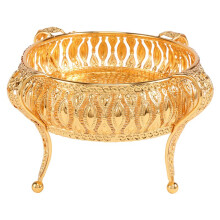 Haus Essen Teller Kreative Vintage Obst Platte Tisch Snack Eisen Aufbewahrung Box Oval Teller Gold Obst Korb Schreibtisch Dekor