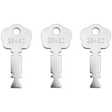 3pcs 25460 Fire Alarm Master Box Keys for Gamewell and Elevator,Firefighter'S Tools,Christmas Tree Key for Fire Fighting
