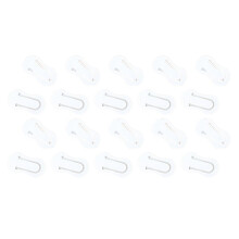 20 Stuks Sublimatie PET Bladwijzers Dubbelzijdige Plastic Doorzichtige Warmteoverdracht Bladwijzers voor School/Afstudeer/Verjaardagsgebruik