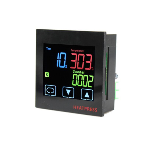 40A SSR Heat Press Machine Thermostat with Timer and Counter  Hot Stamping PID Temperature Controller 1