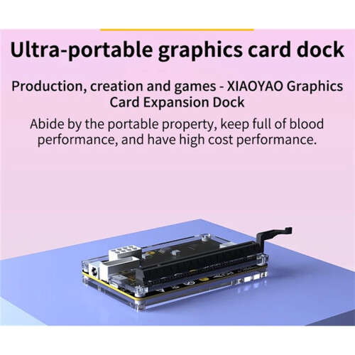 External GPU Dock for -Compatible 3 4 to PCIe  Card Support RX4090 RX6900 for Laptop Notebook  PC 1