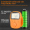 Adjustable Finger Ring Electronic Counter 7-Channel Backlit Function Counter with Locking Rechargeable Counter Yellow 5