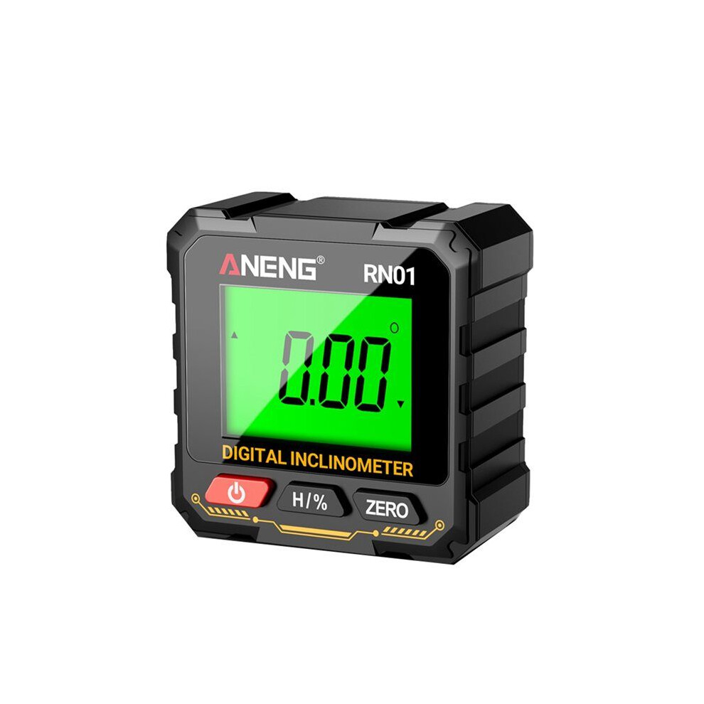 Aneng Rn01 Digital Goniometer Inclinometer Electronic Angle/Level/Slope Four-Sided Magnetic Tester Protractor Woodworker Tool 4711809314224