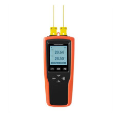 YET-620 Doppelkanal-Thermoelement-Temperaturmessgerät, Labor- und Industrietemperaturmessgerät mit K-Typ-Sonde