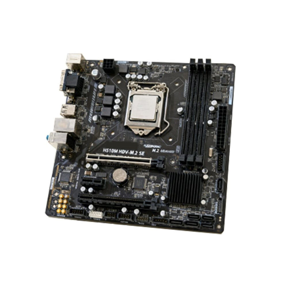 For Asrock H510m-Hdv /M.2 Se Motherboard Lga1200 Ddr4 Support Pcie Gen3x4 Sata3 Dual Protocol 6032458828053