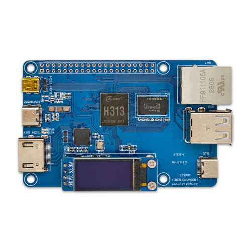 LCKVM Computer Remote Control Operation and Maintenance Server H313 Development Board 512MB DDR3 -Compatible 512MB