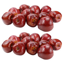 24 Pcs Fake Fruit Apples Artificial Apples Lifelike Simulation Red Apples Home House Decor for Still Life Kitchen Decor