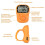 Adjustable Finger Ring Electronic Counter 7-Channel Backlit Function Counter with Locking Rechargeable Counter Yellow 3