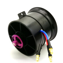 2X POWERFUN 70mm 12 Blatt Kanal Ventilator EDF Einheit mit Bürstenlosem 4S 3400KV Motor für RC Flugzeuge