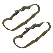 2X Adjustable New Single Point Sling Bungee Airsoft AEG Strap Army Green