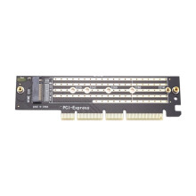 PCIe 4.0 Till M.2 NVME-Adapterkort, Höghastighets 64 Gbps, M.2 SSD Till PCI-E X4 GEN4-Expansionskort med Full Hastighet för Stationär Dator