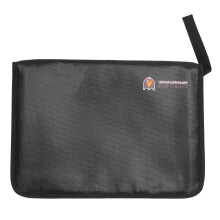 Fireproof Files Folder Accordion Document Bags 14.3x9.8 inch A4 Size 12 Pockets Non-Itchy Silicone Coated Fire Resistant Safe Money Storage Bags
