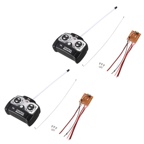 2X 5CH 27Mhz Remote Controller Unit Receiver Circuit Board+Remote Control for RC Tank Car Toy Radio System