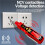 ANENG LCD Digital Voltage Tester Measuring Pen Double-Ended Screwdriver Bits Breakpoint Electrical Induction Test Pen Red 5