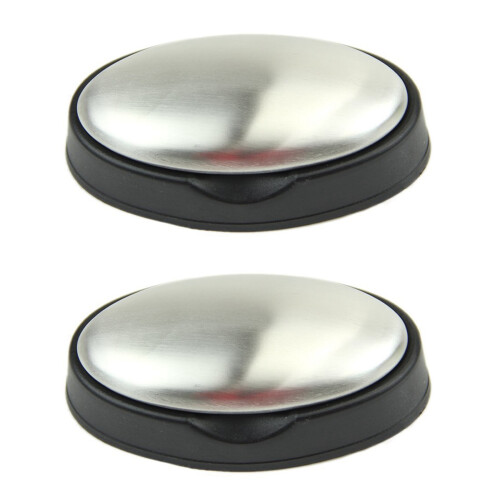 2X Savon En Acier Inoxydable de Cuisine Bar Elimination Des Odeurs Odeur
