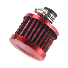13mm Oil Breather Cold Air Filter Fuel Crankcase Engine for Car Color:Silver