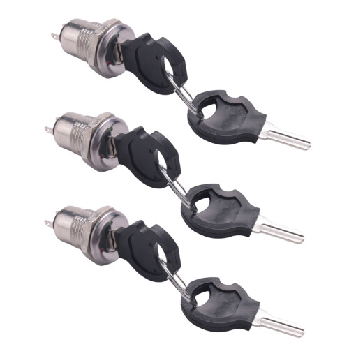 3X Ein Aus Zwei Terminals Schluesselschalter