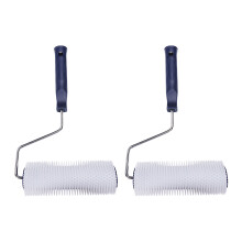 2Stck 7 Zoll Kunststoffgriff Stachelwalze