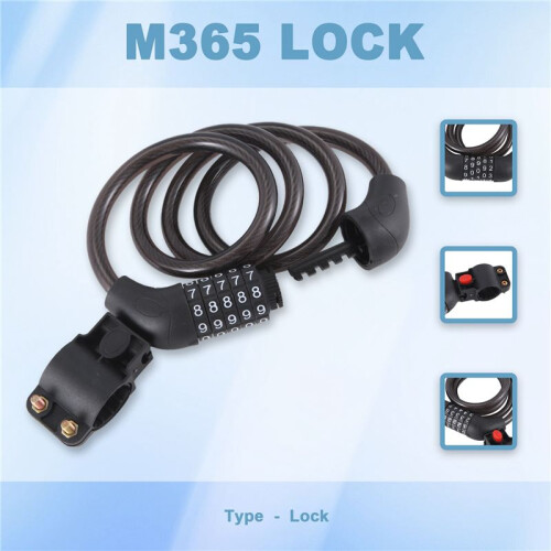 Anti-Theft Portable Code Lock for  MAx G30 for  M365 Electric Scooter Lock Accessories 2