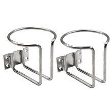 2Pcs Stainless Steel Car Boat Ring Cup Drink Holder Bottle Stand for Marine Yacht Truck RV