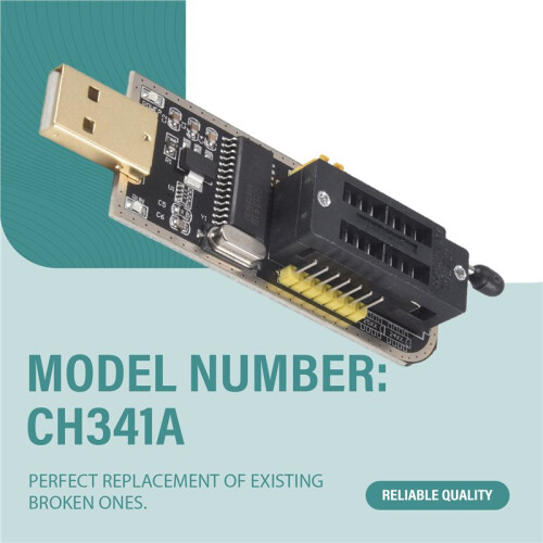 CH341A 24 25 Series EEPROM Flash BIOS USB Programmer Module + SOIC8 SOP8 Test Clip per EEPROM 93CXX / 25CXX / 24CXX 1