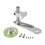 200mm Aluminum Polyurethane Industrial Encoder Wheel Measuring Wheel with Type 20mm Aluminum Encoder Mounting Bracket 1