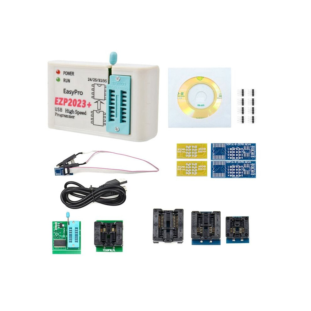 Ezp2023+ High-Speed Spi Flash Programmer Ezp2023 Usb Compiler Support 24/25/93/95 Eeprom 25 Flash Bios Chip 6033460584906
